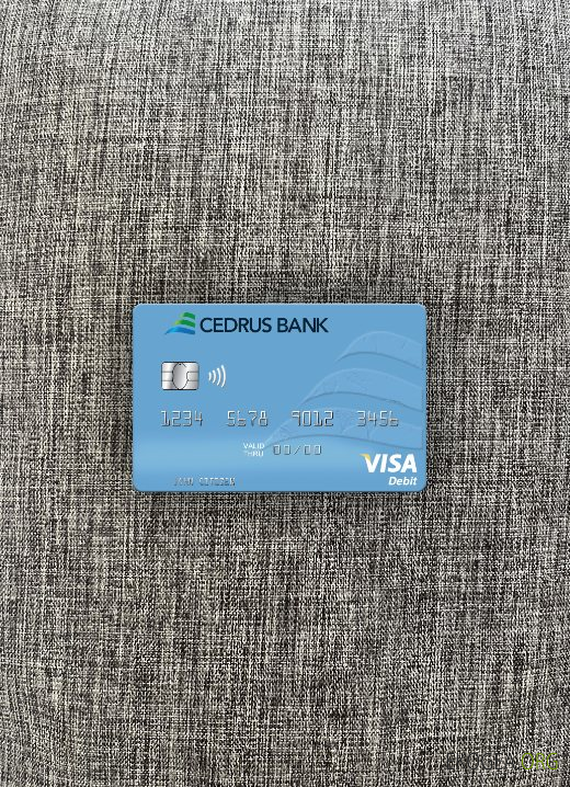 Liban Cedrus Bank carte de débit visa photolook ,